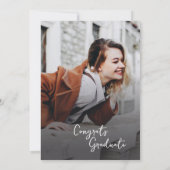 卒業式2025植物写真のグラードパーティー 招待状 (裏面)