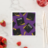 卒業式2025紫 スタンダードカクテルナプキン (インサイチュ)