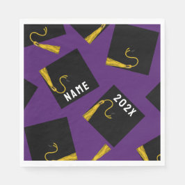 卒業式2025紫 スタンダードランチョンナプキン