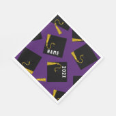 卒業式2025紫 スタンダードランチョンナプキン (角)