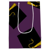 卒業式2025紫 ミディアムペーパーバッグ (裏面)