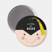 卒業式2025記念ギフトボタン マグネット (正面/裏面)