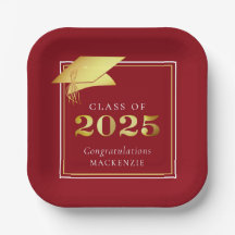 卒業式2025赤メフェイクタル金ゴールド