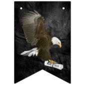 卒業式2025革のハゲのワシ バンティングフラッグ (第1の旗)