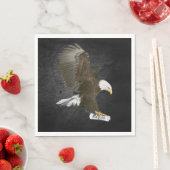 卒業式2025 Bald Eagle with Diploma スタンダードランチョンナプキン (インサイチュ)
