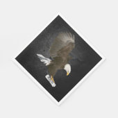 卒業式2025 Bald Eagle with Diploma スタンダードランチョンナプキン (角)