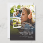 卒業式2025 Photo Collage Gradパーティー 招待状 (正面)