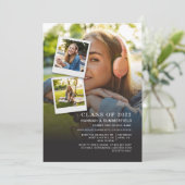 卒業式2025 Photo Collage Gradパーティー 招待状 (スタンド正面)