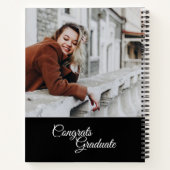 卒業式2025 Script Gradパーティーフォトゲストブック ノートブック (裏面)