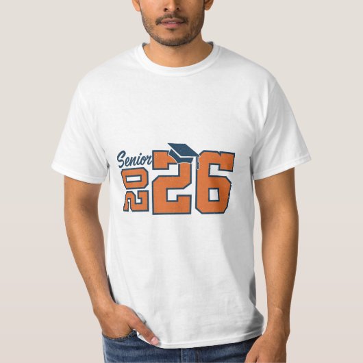 卒業式2026」 「2026年上級クラス」レトロ Tシャツ (正面)