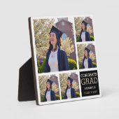 卒業式20XXおめでとうグラード5フォトコラージュ フォトプラーク (正面)
