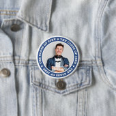 卒業式20XXクラスのモダンカスタム写真 缶バッジ (インサイチュ)