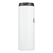 卒業式20XX年名学校の緑を追加モダン タンブラー (裏面)