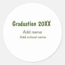 卒業式20XX年名学校の緑を追加モダン