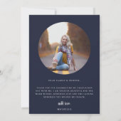 卒業式2 フォト サンクスカード サンキューカード (裏面)