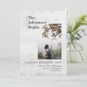 卒業式3フォトアドベンチャー素朴開始 案内状 (スタンド正面)