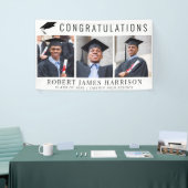 卒業式3写真おめでとうバナー 横断幕 (トレードショー)