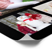 卒業式33フォトコラージュシンプルカスタム ポスター (角)