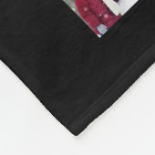 卒業式35フォトコラージュCLASS YEARブラック フリースブランケット (角)