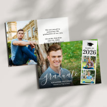 卒業式4写真コラージュのモダン発表