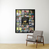 卒業式42フォトコラージュのクラス年あなたの色 タペストリー (インサイチュ)