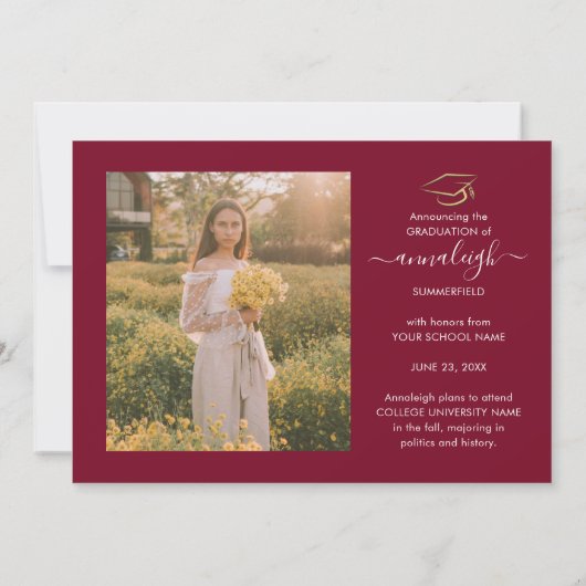 卒業式4 2025年の写真コラージュ教室 案内状 (裏面)