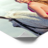 卒業式5フォトコラージュクラス年タイポグラフィ ポスター (角)