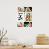 卒業式5フォトコラージュクラス年タイポグラフィ ポスター (キッチン)