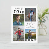 卒業式5写真手書きスクリプト 案内状 (スタンド正面)