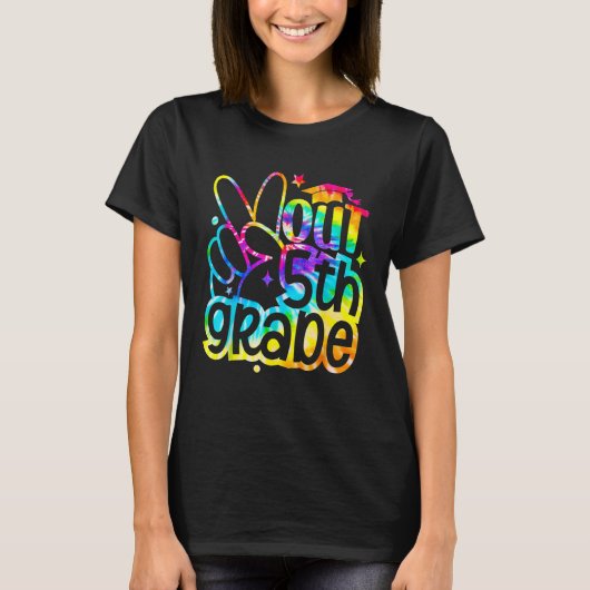 卒業式5年生の最後の日の平和 Tシャツ (正面)