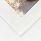 卒業式6フォトコラージュ黒スクリプトホワイト2023 フリースブランケット (角)