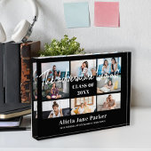 卒業式8フォトコラージュ年別引用文 フォトブロック