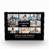 卒業式8フォトコラージュ年別引用文 フォトブロック (正面)