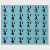 卒業式-お祝い-贈パーソナライズされたり物 ラッピングペーパー (フラット)