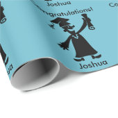 卒業式-お祝い-贈パーソナライズされたり物 ラッピングペーパー (ロールコーナー)