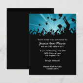 卒業式 オープンハウス 招待状 (正面/裏面)