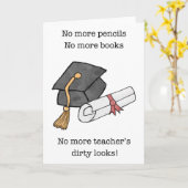 卒業式 カード (黄色い花)