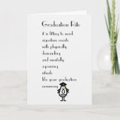 卒業式 カード (正面)