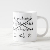 卒業式 ジャンボコーヒーマグカップ (右)