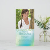 卒業式 フォト カード (スタンド正面)