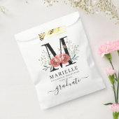 卒業式 フローラル モノグラム ロゴ パーティー フェイバーバッグ (封をした状態)