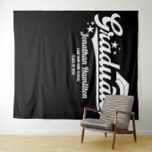卒業式 ブラック 卒業パーティー 背景 タペストリー (インサイチュ(横))