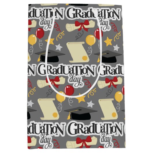 卒業式 ミディアムペーパーバッグ (正面)