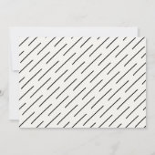 卒業式 モダン エレガント スクリプト フォト 招待状 (裏面)