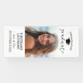 卒業式 写真 フル - 縦 カスタムテキスト 横断幕 (横)