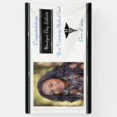 卒業式、医学部、カスタム写真、 横断幕 (縦)