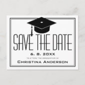 卒業式:卒業生を救う卒業生 案内ポストカード (正面)