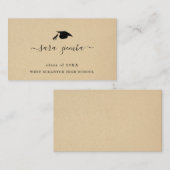 卒業式 名札 卒業おめでとうカード 挿入ページ エンクロージャーカード (正面/裏面)