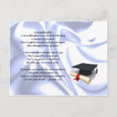 卒業式 孫娘 ポストカード (正面)