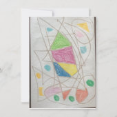 卒業式 感謝カード 招待状 (正面)